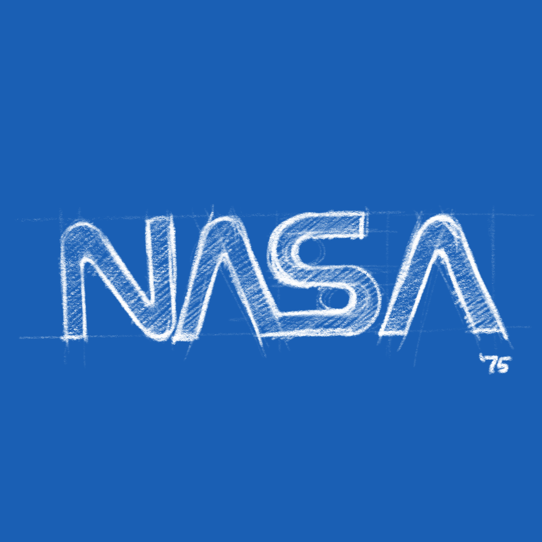 NASA Logo by Bruce Blackburn