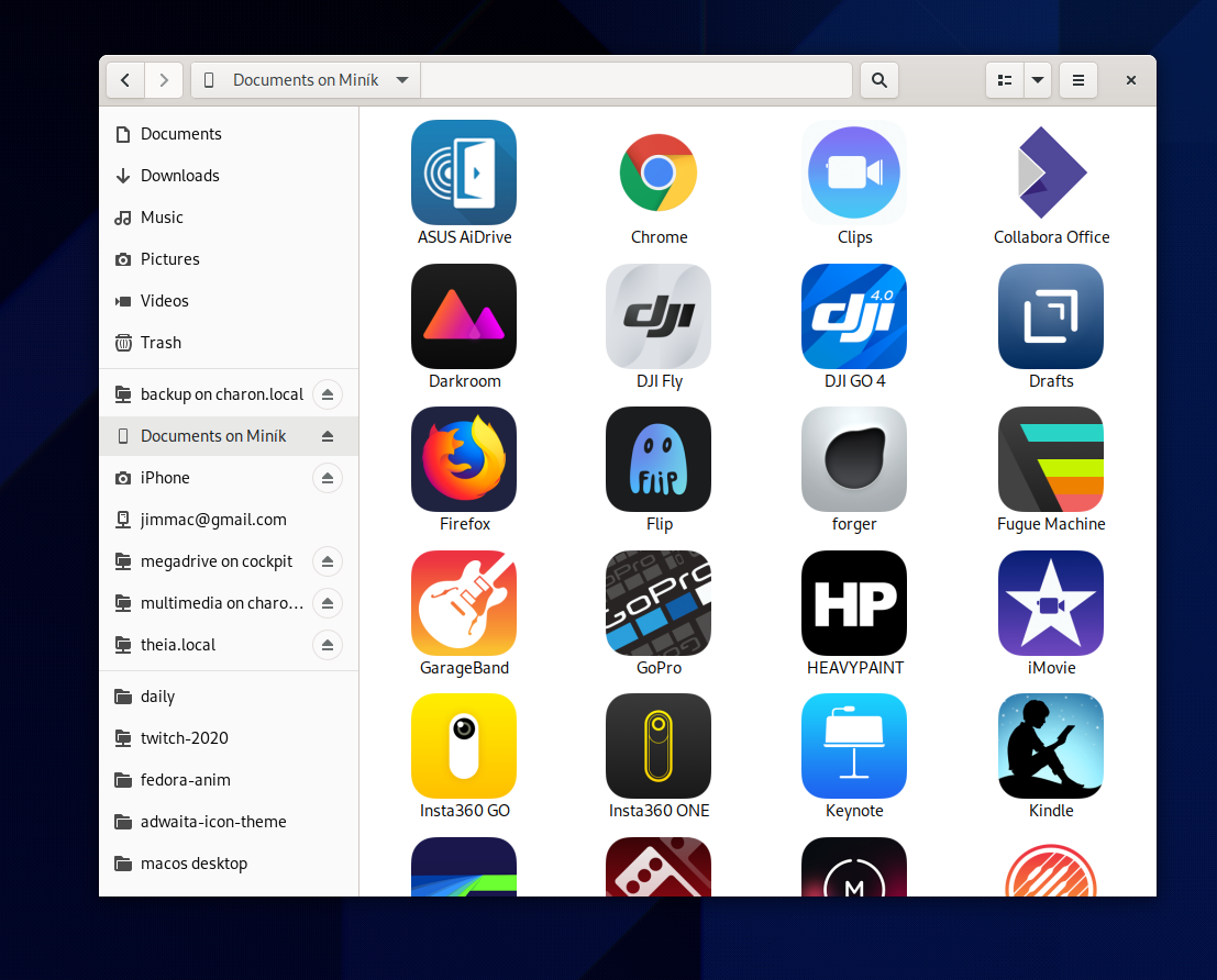 Accessing App silos with Nautilus